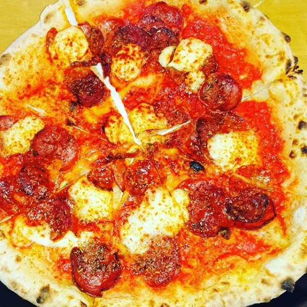 485 degrees in K&ouml;ln. Excellent pizza. Fab service