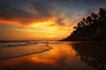Beach in India