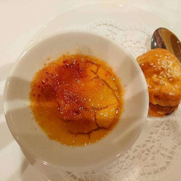 Crema de hagzadito en su tazita 