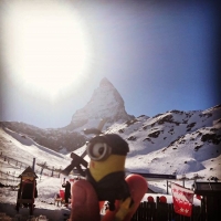 #Mignon #banana at the Matterhorn #traubenliebe